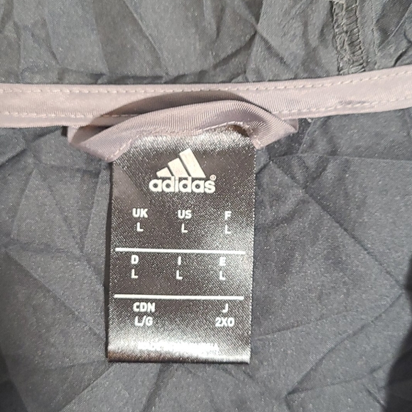 Adidas Windbreaker Jacket, L - Picture 4 of 10